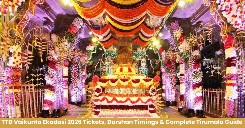 TTD Vaikunta Ekadasi 2026 Tickets, Darshan Timings & Complete Tirumala Guide