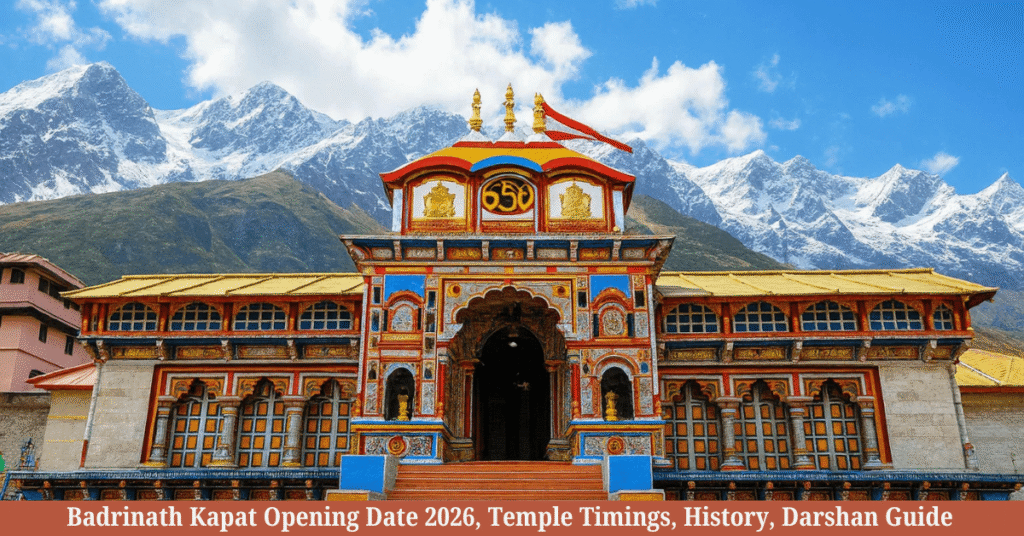 Badrinath Kapat Opening Date 2026, Temple Timings, History, Darshan Guide